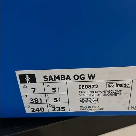 BNIB Adidas Samba Collegiate Green Limited Edition - Picture 5 of 6